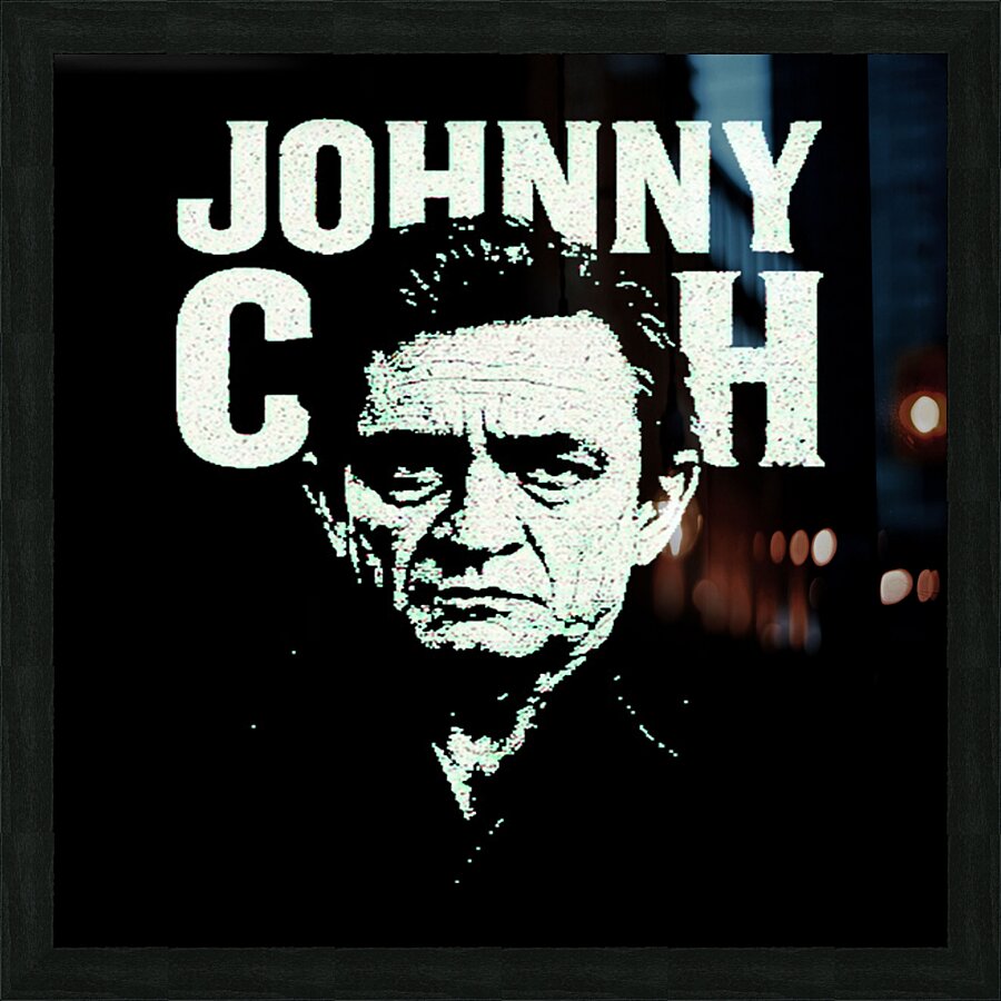 Johnny Cash 13 Picture Frame print