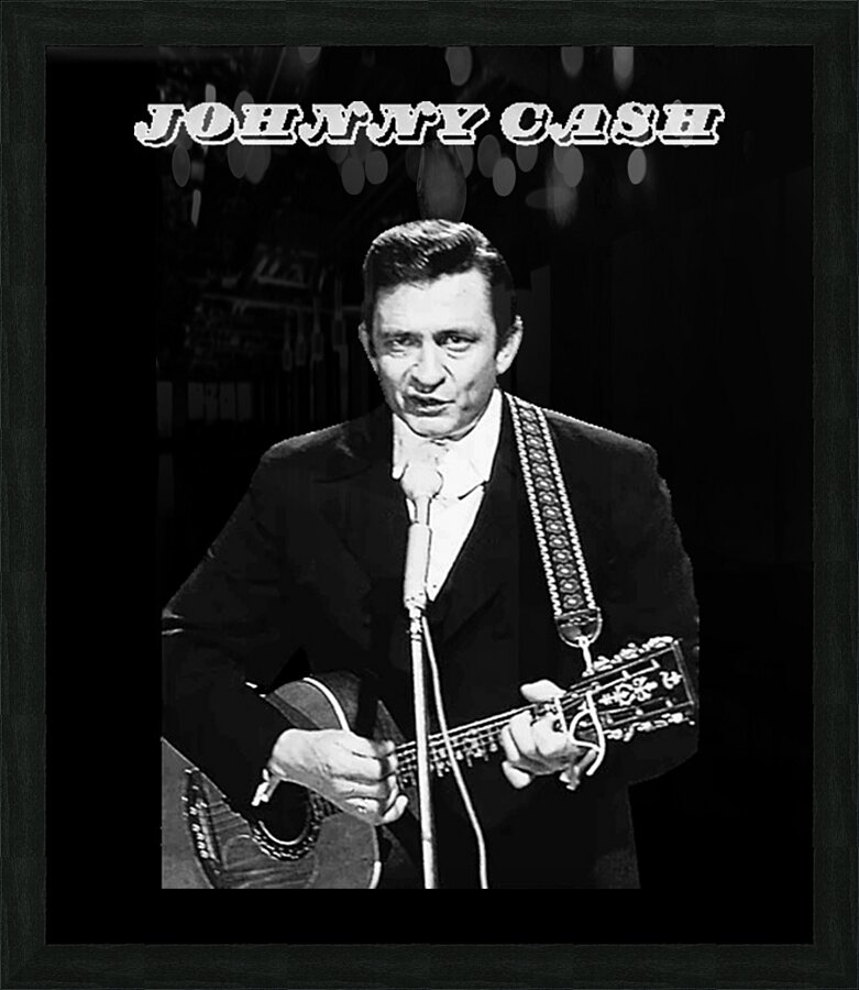 Johnny Cash 39 Picture Frame print