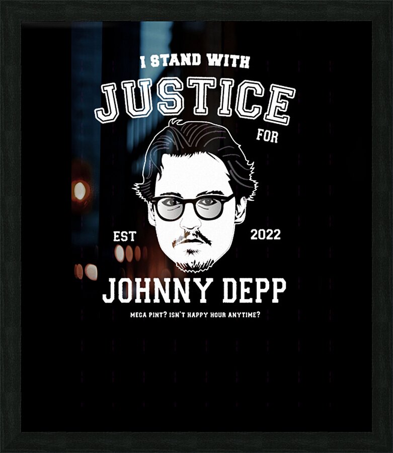 Johnny Depp 6 Picture Frame print