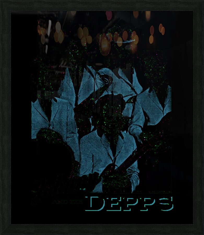 Johnny Depp 12 Picture Frame print