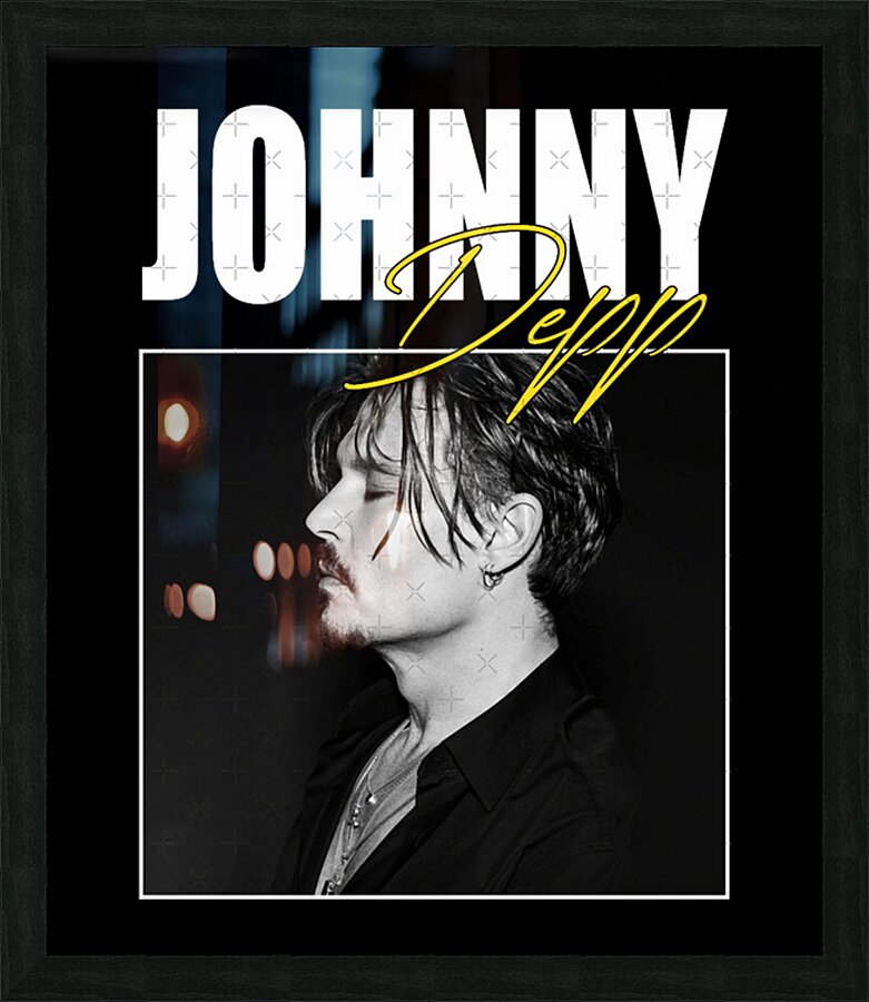 Johnny Depp 14 Picture Frame print
