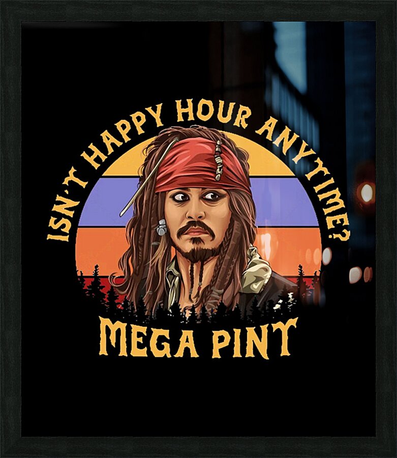 Johnny Depp 15 Picture Frame print