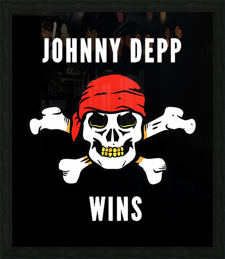 Johnny Depp 16 Picture Frame print