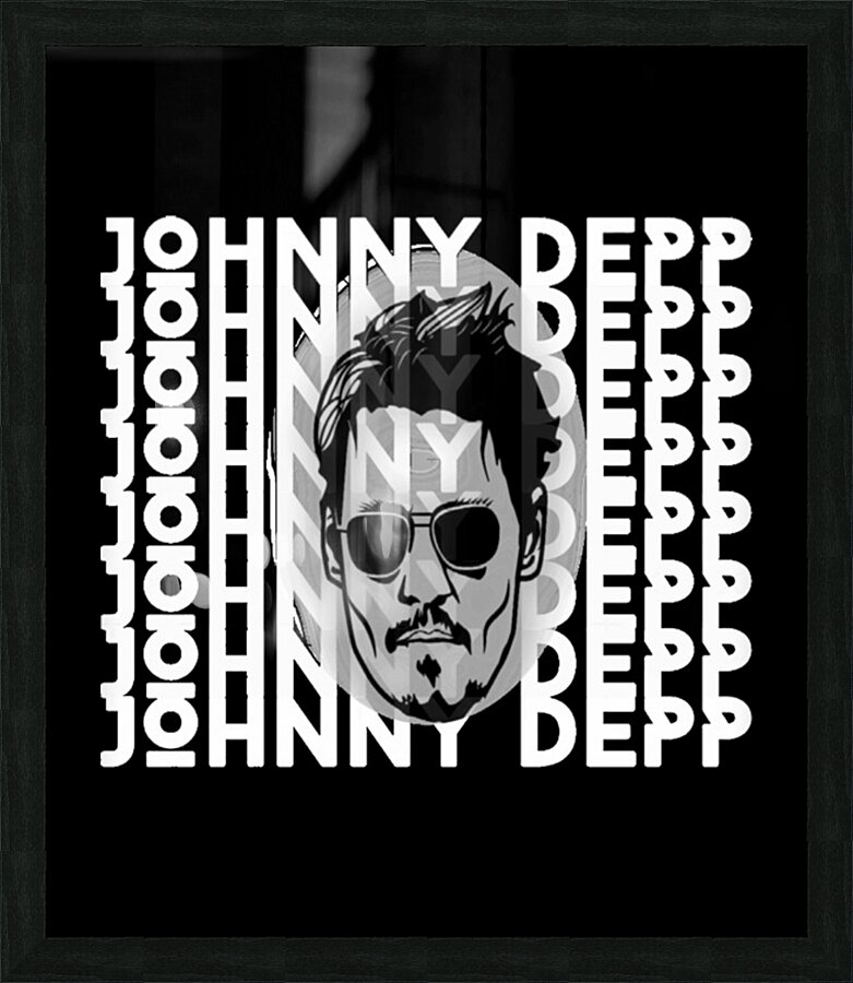 Johnny Depp 23 Picture Frame print