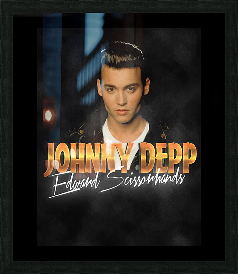 Johnny Depp 24 Picture Frame print