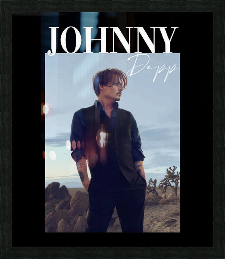 Johnny Depp 27 Picture Frame print