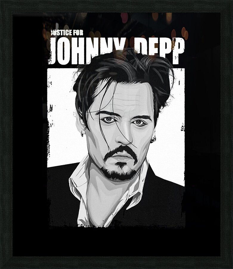 Johnny Depp 2 Picture Frame print
