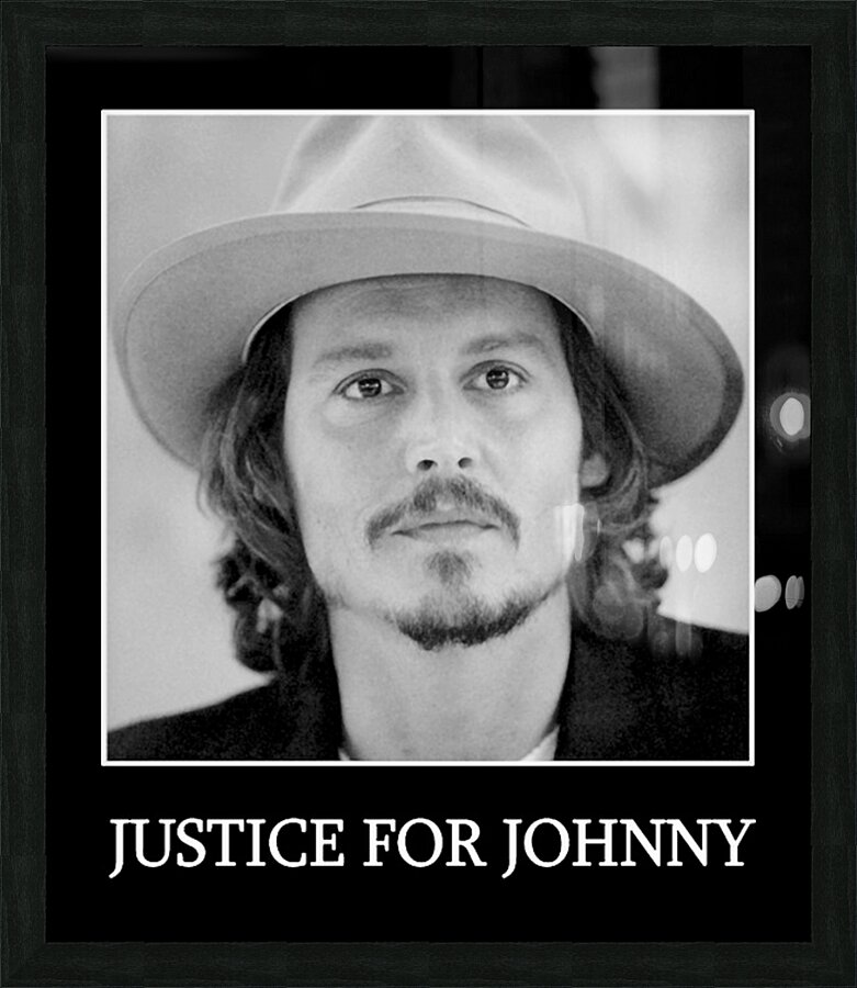 Johnny Depp 8 Picture Frame print