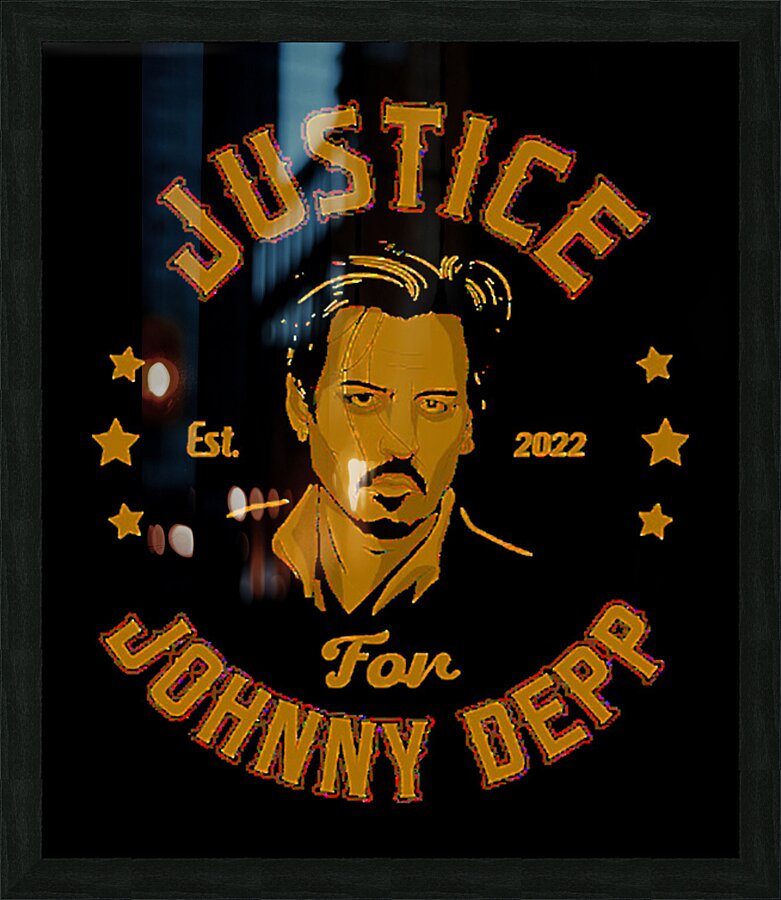 Johnny Depp 13 Picture Frame print
