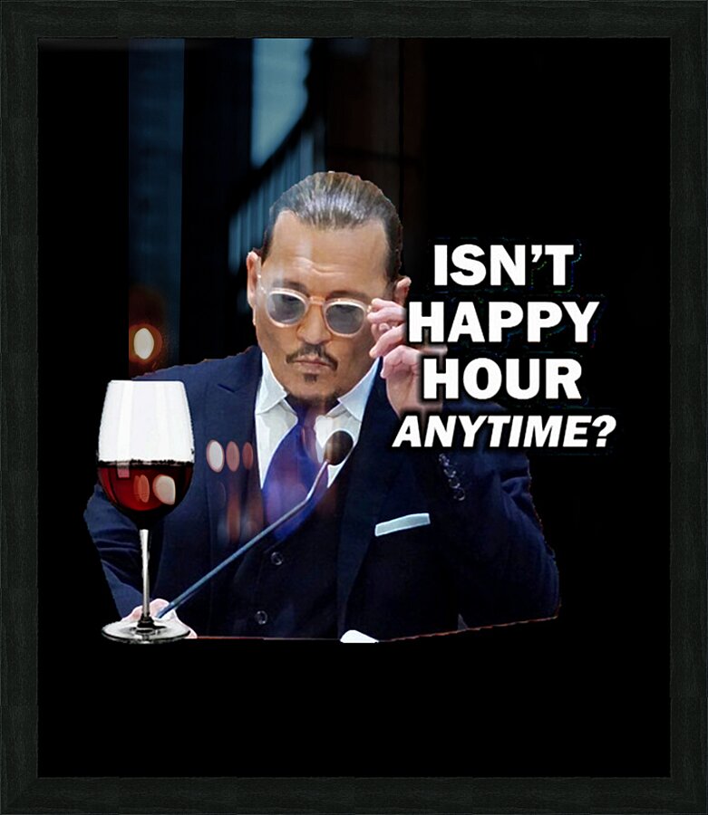 Johnny Depp 16 Picture Frame print
