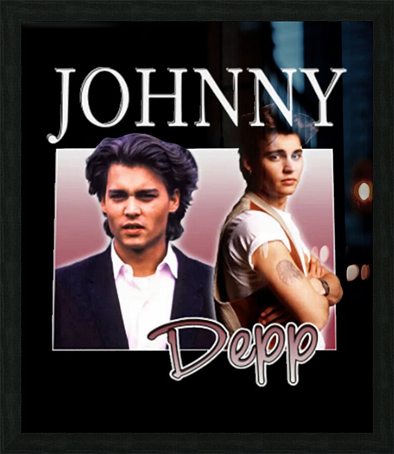 Johnny Depp 19 Picture Frame print