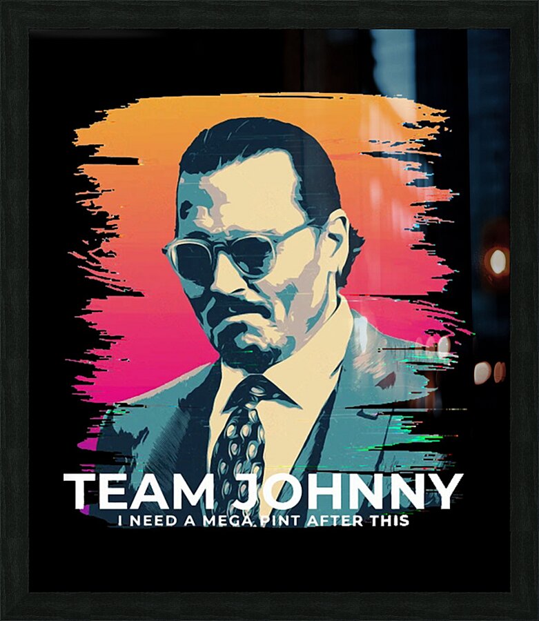 Johnny Depp 27 Picture Frame print