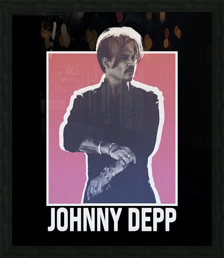 Johnny Depp 31 Picture Frame print