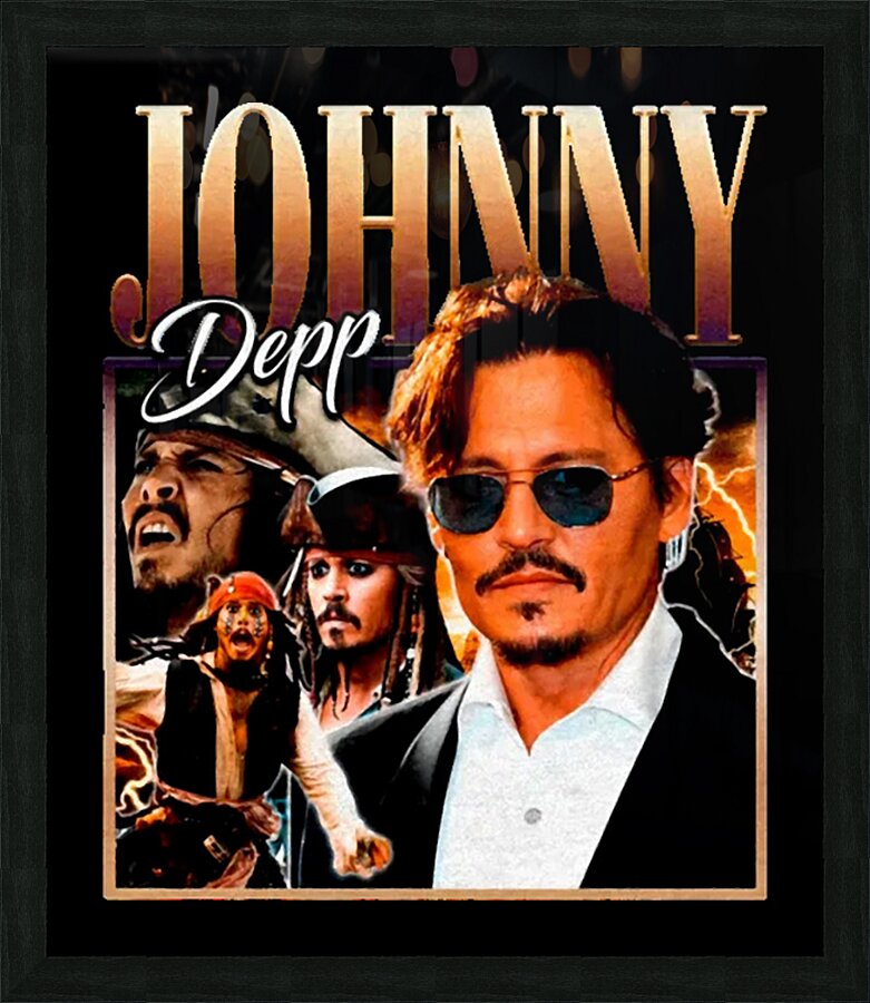 Johnny Depp 37 Picture Frame print