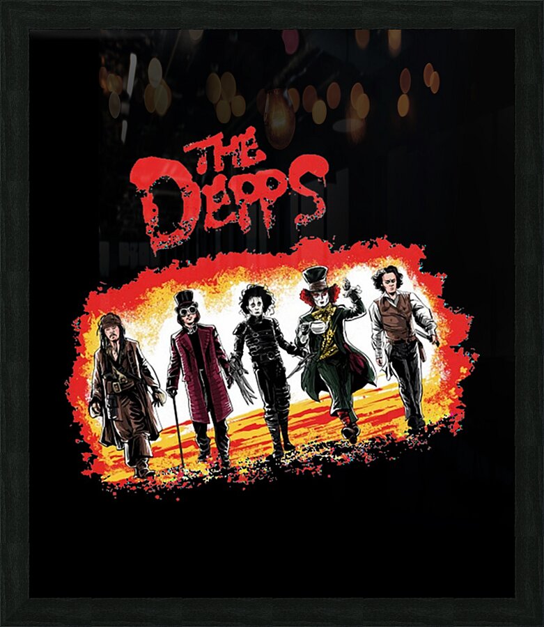 Johnny Depp 39 Picture Frame print