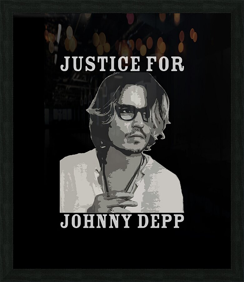 Johnny Depp 42 Picture Frame print