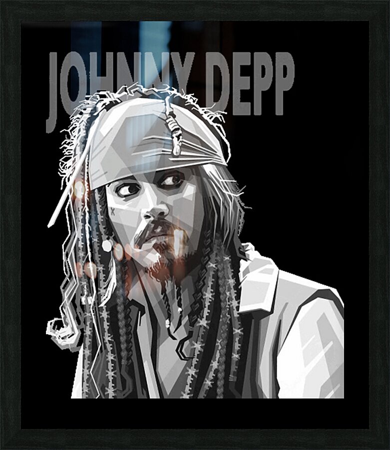 Johnny Depp 47 Picture Frame print