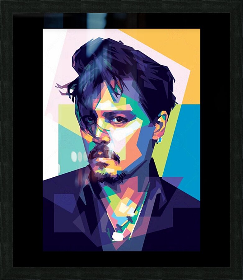 Johnny Depp 51 Picture Frame print