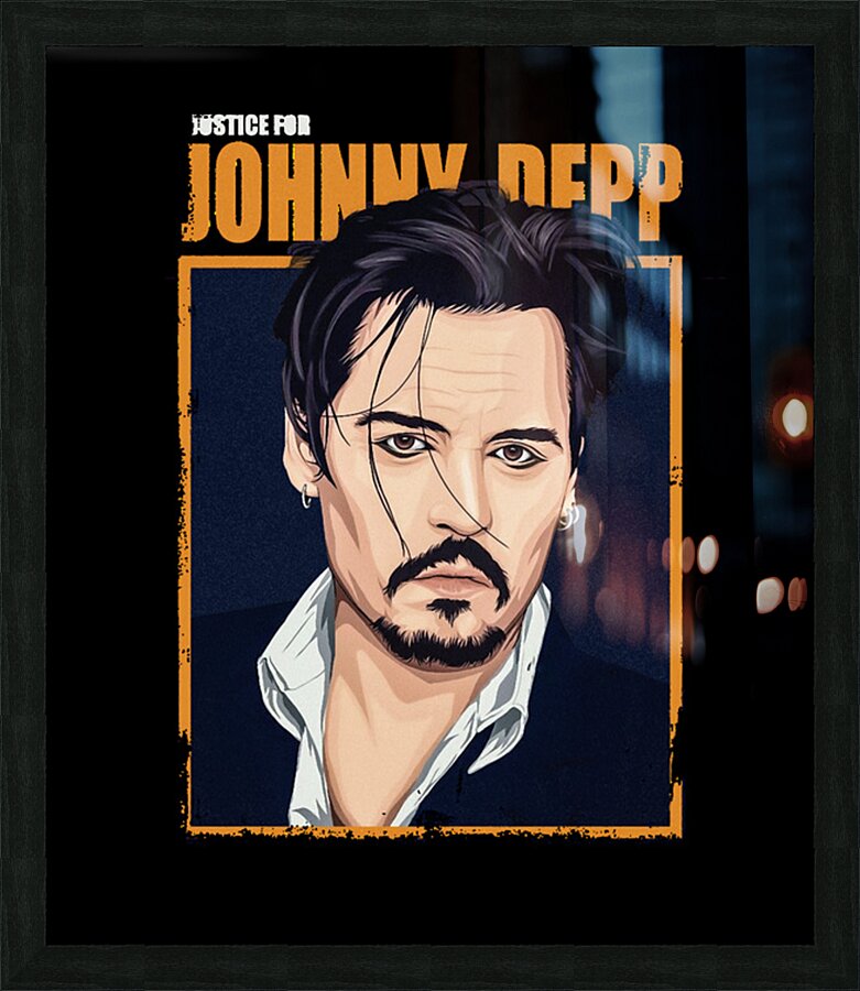 Johnny Depp 54 Picture Frame print