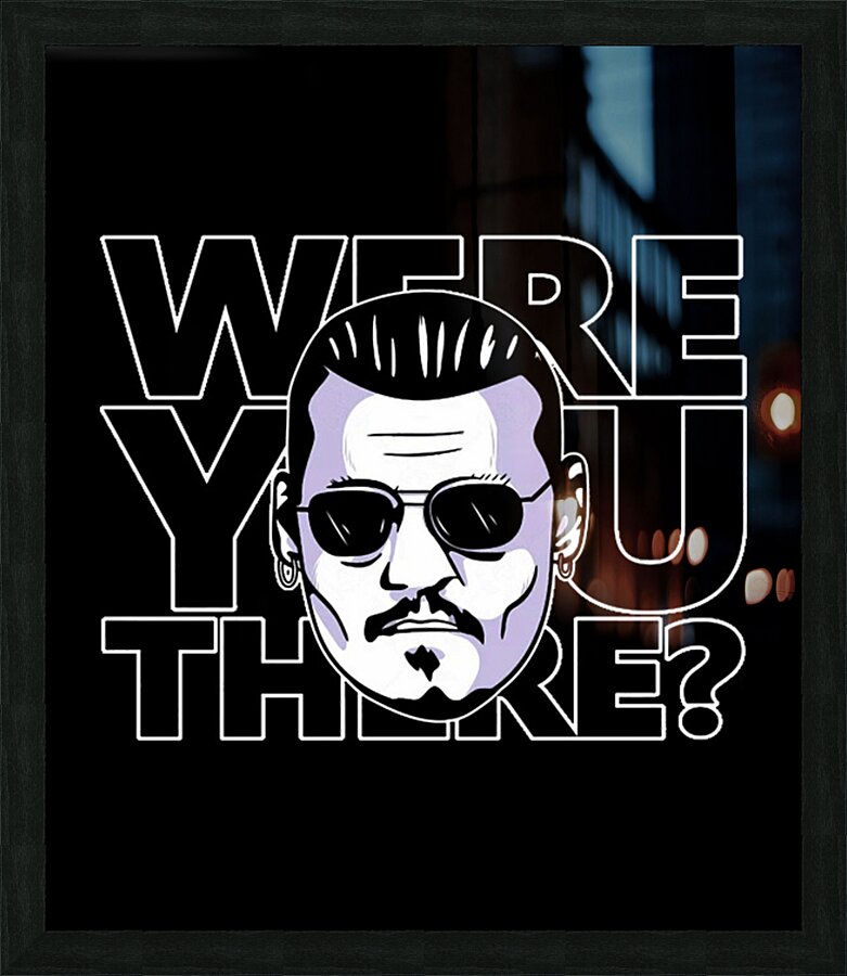 Johnny Depp 56 Picture Frame print