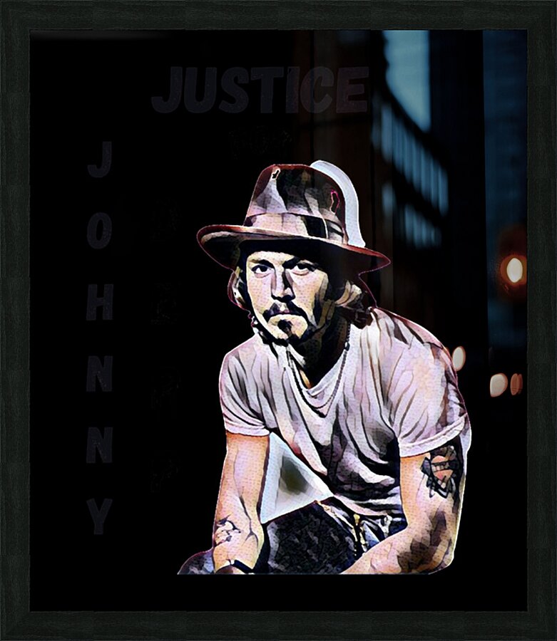 Johnny Depp 57 Picture Frame print