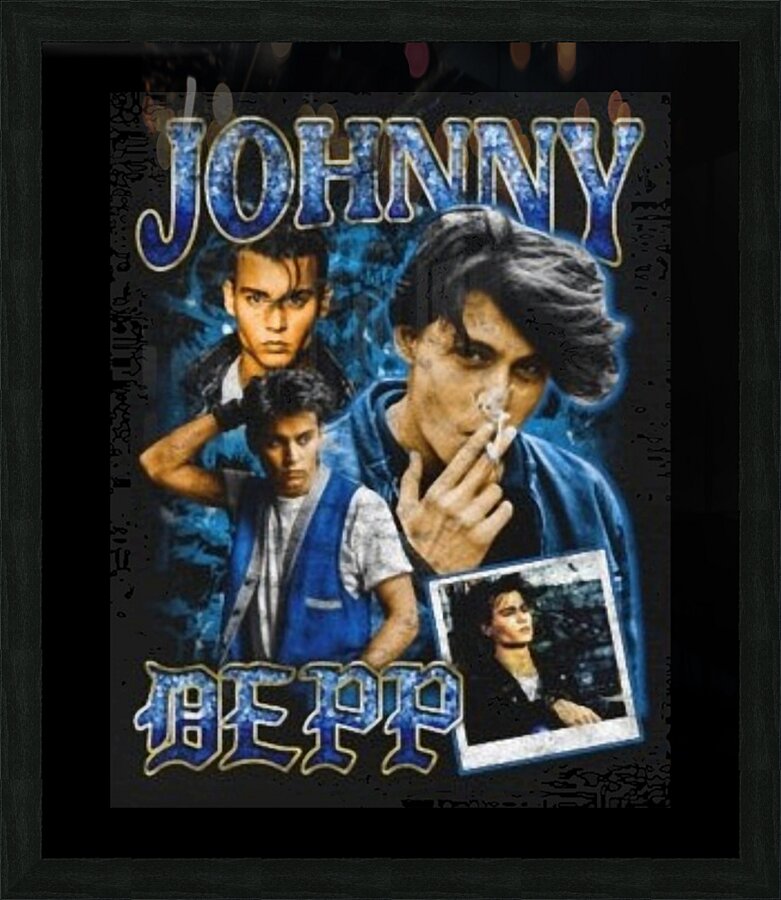 Johnny Depp 61 Picture Frame print
