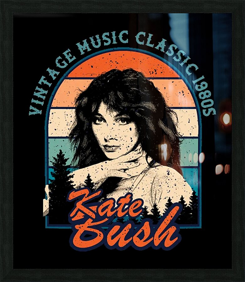 Kate Bush 9 Picture Frame print