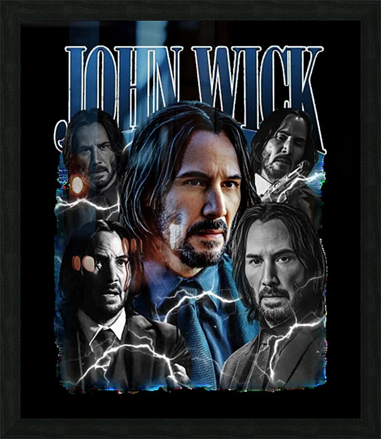 Keanu Reeves 2 Picture Frame print