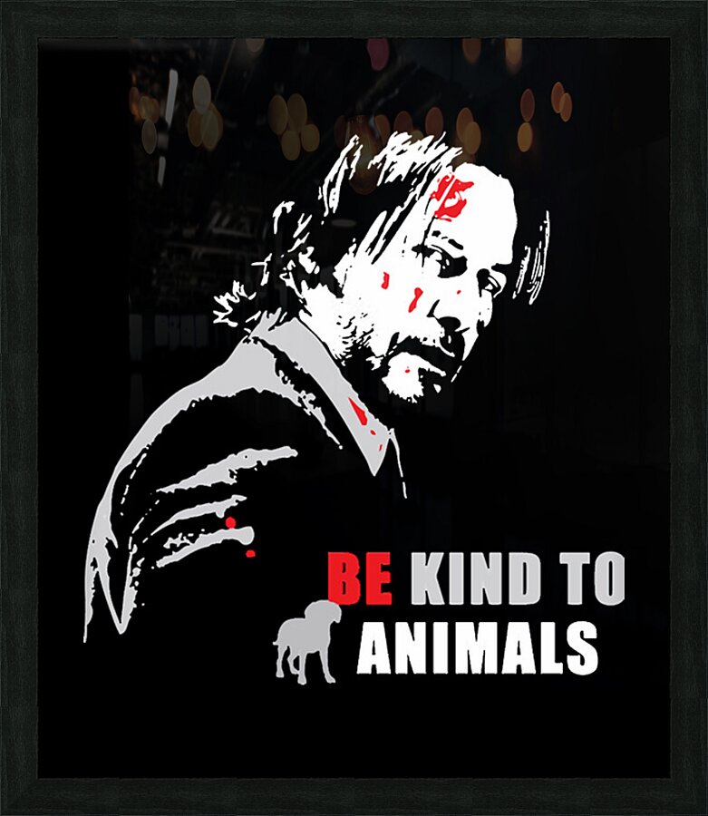 Keanu Reeves 4 Picture Frame print