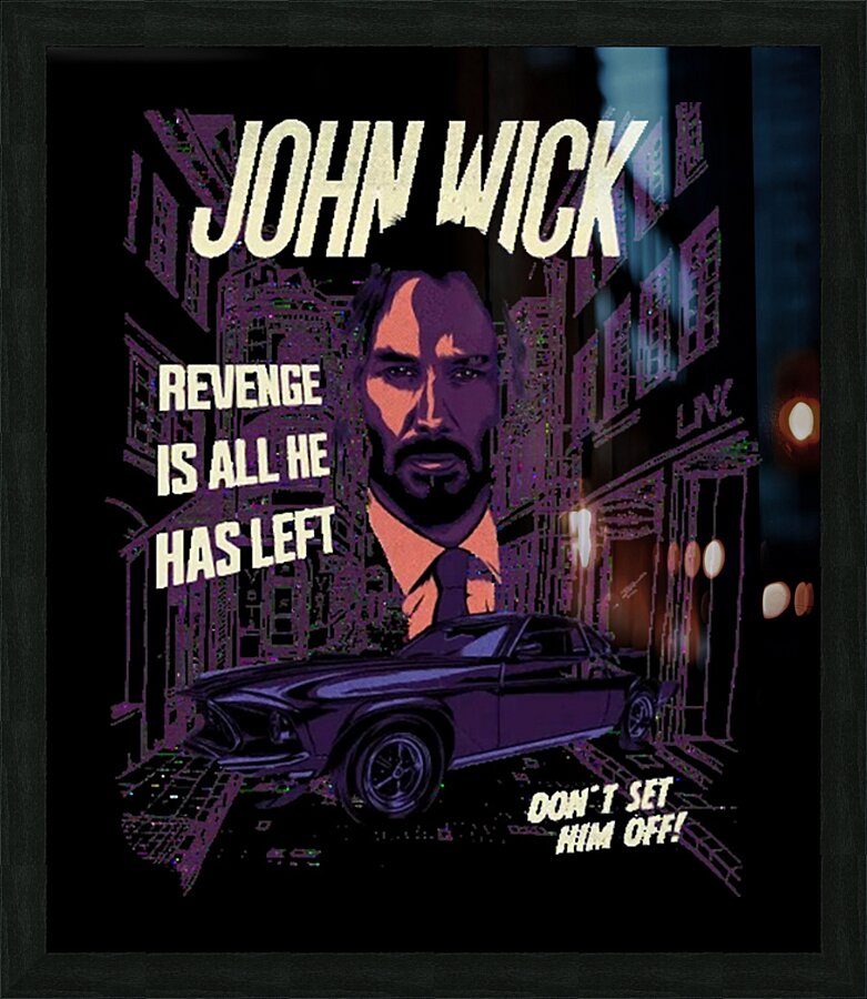 Keanu Reeves 8 Picture Frame print