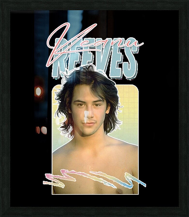 Keanu Reeves 43 Picture Frame print
