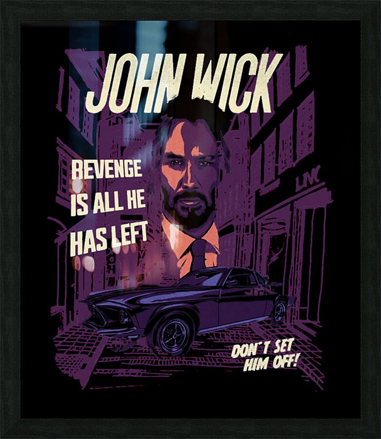 Keanu Reeves 63 Picture Frame print