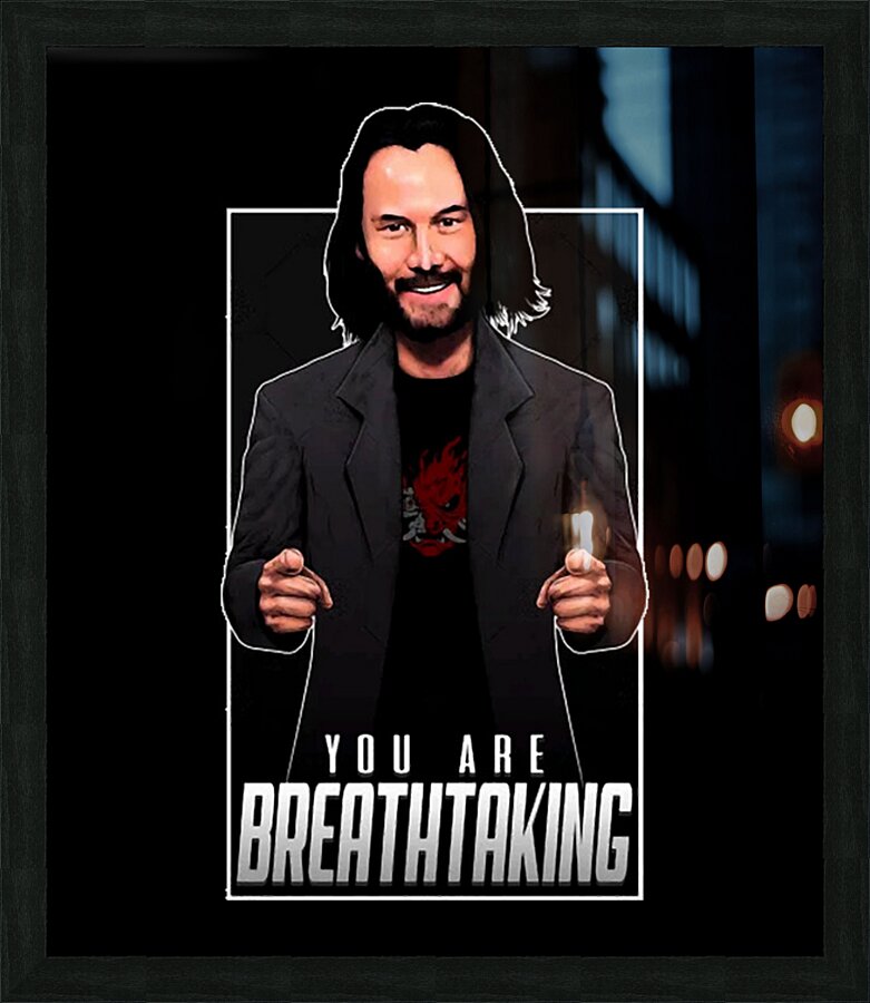 Keanu Reeves 2 Picture Frame print