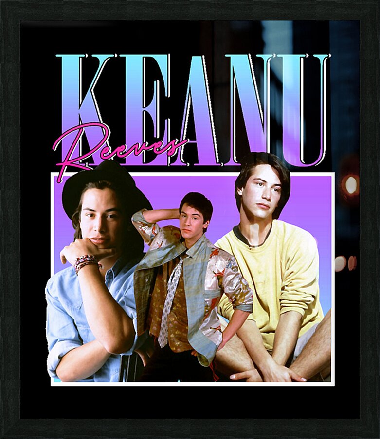 Keanu Reeves 9 Picture Frame print