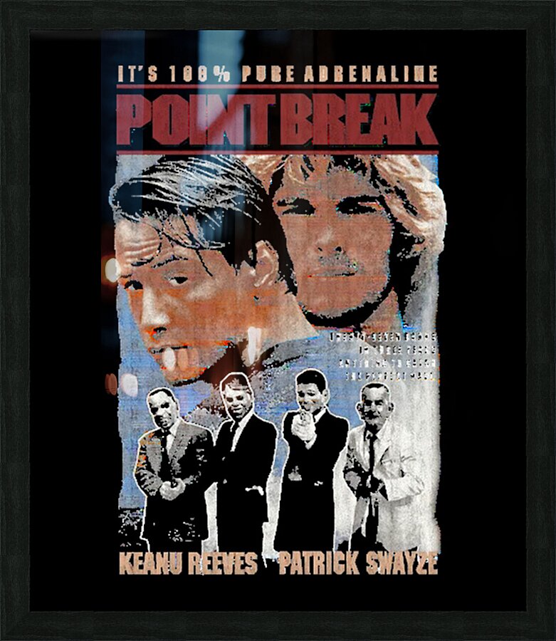 Keanu Reeves 13 Picture Frame print