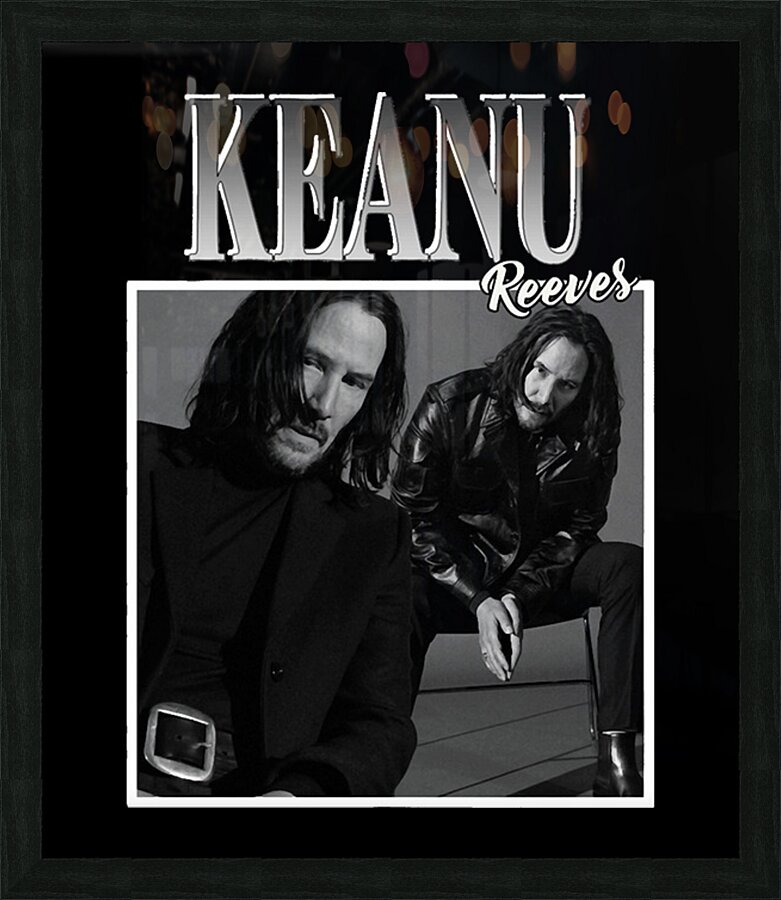 Keanu Reeves 19 Picture Frame print