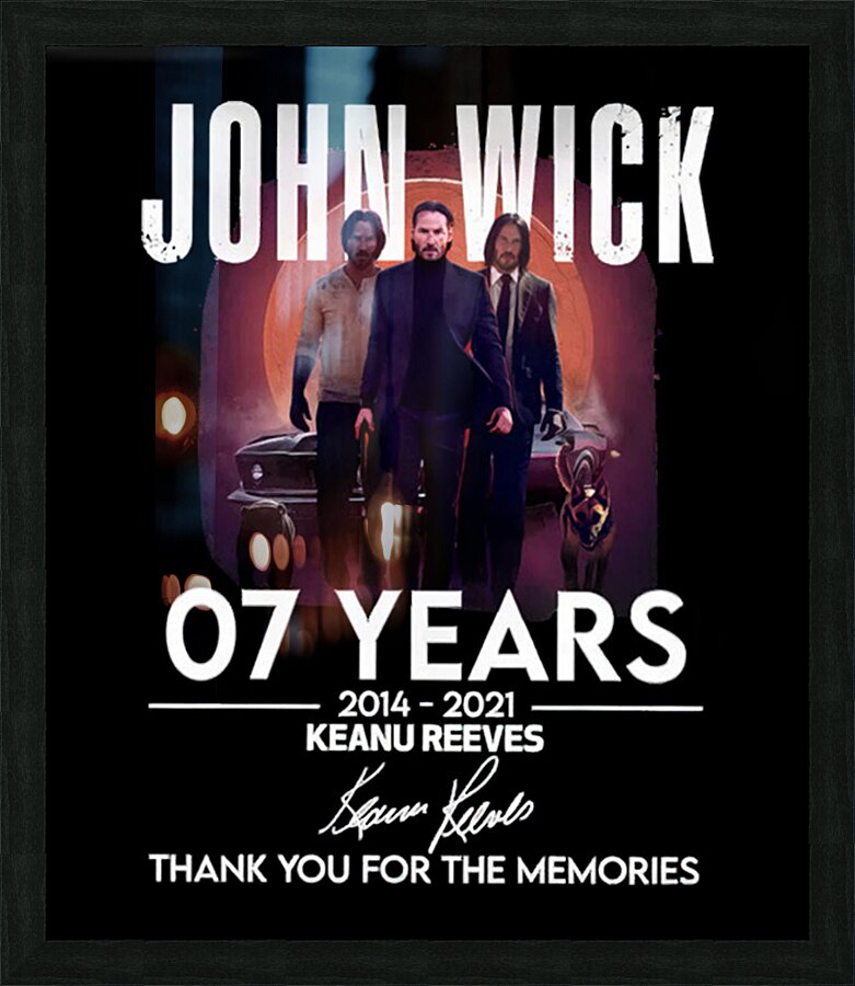 Keanu Reeves 39 Picture Frame print