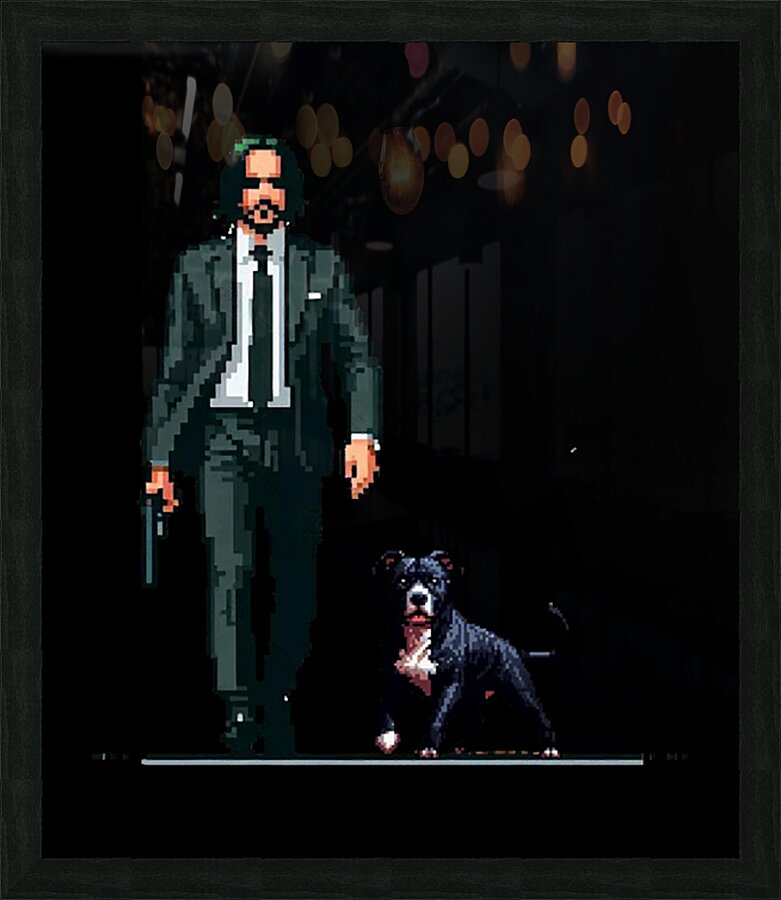 Keanu Reeves 42 Picture Frame print