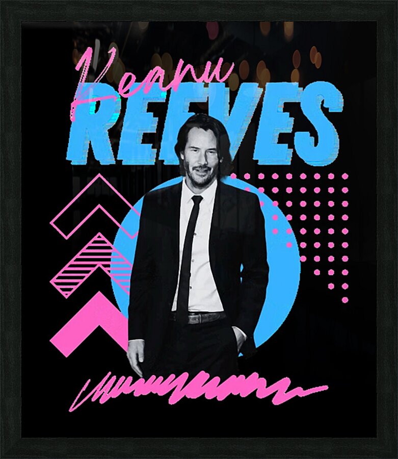 Keanu Reeves 58 Picture Frame print