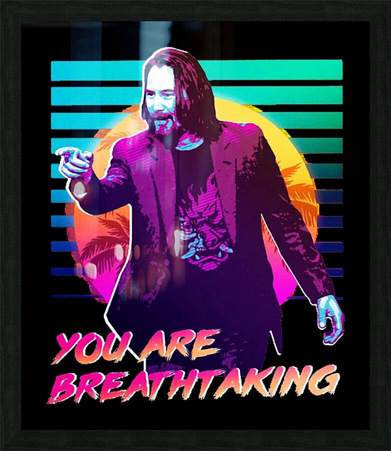 Keanu Reeves 2 Picture Frame print