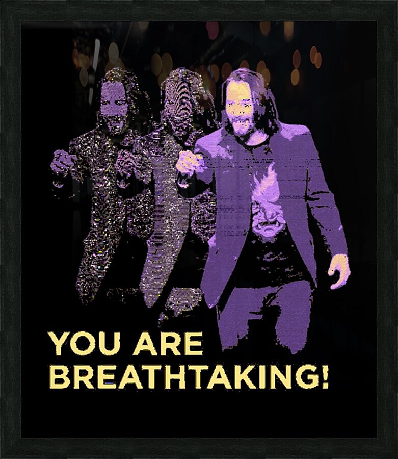 Keanu Reeves 3 Picture Frame print