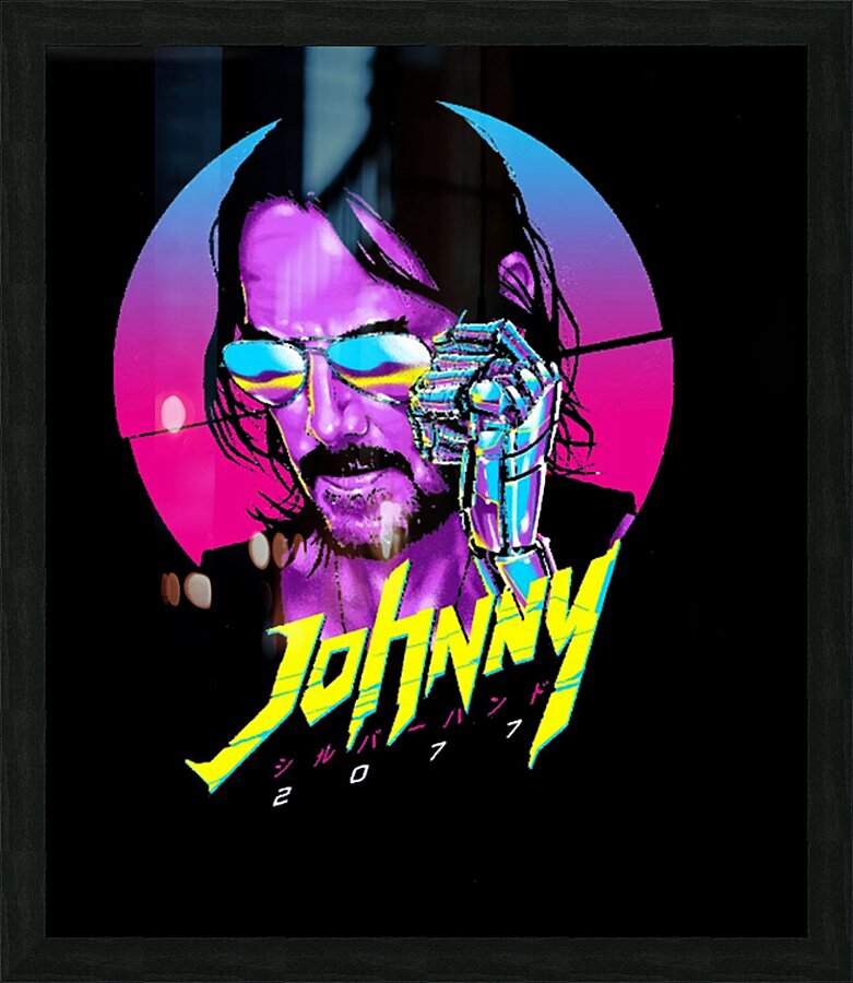 Keanu Reeves 11 Picture Frame print