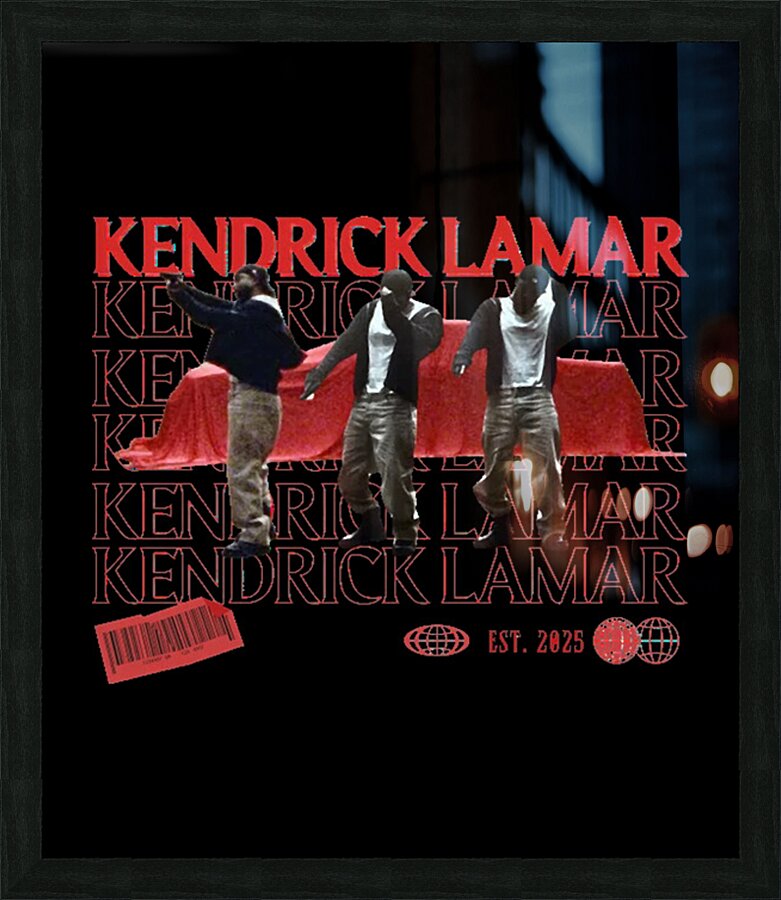 Kendrick Lamar 5 Picture Frame print