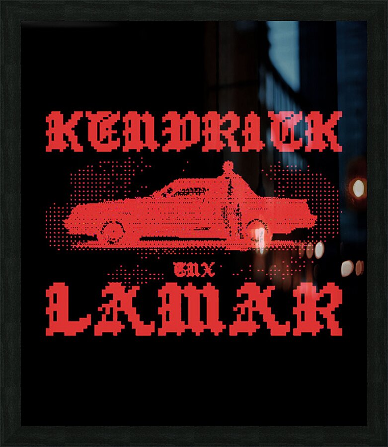 Kendrick Lamar 6 Picture Frame print