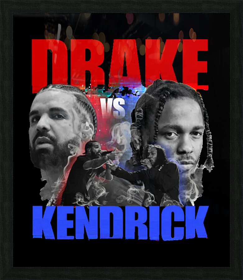 Kendrick Lamar 13 Picture Frame print