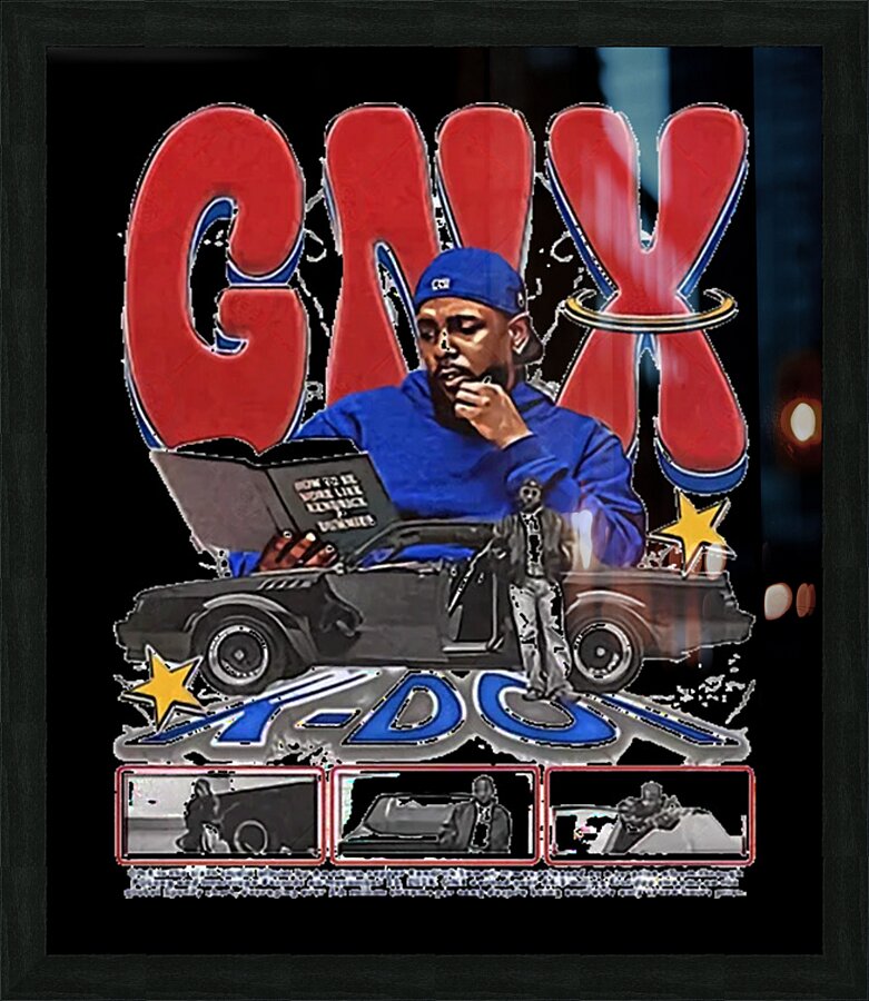 Kendrick Lamar 20 Picture Frame print