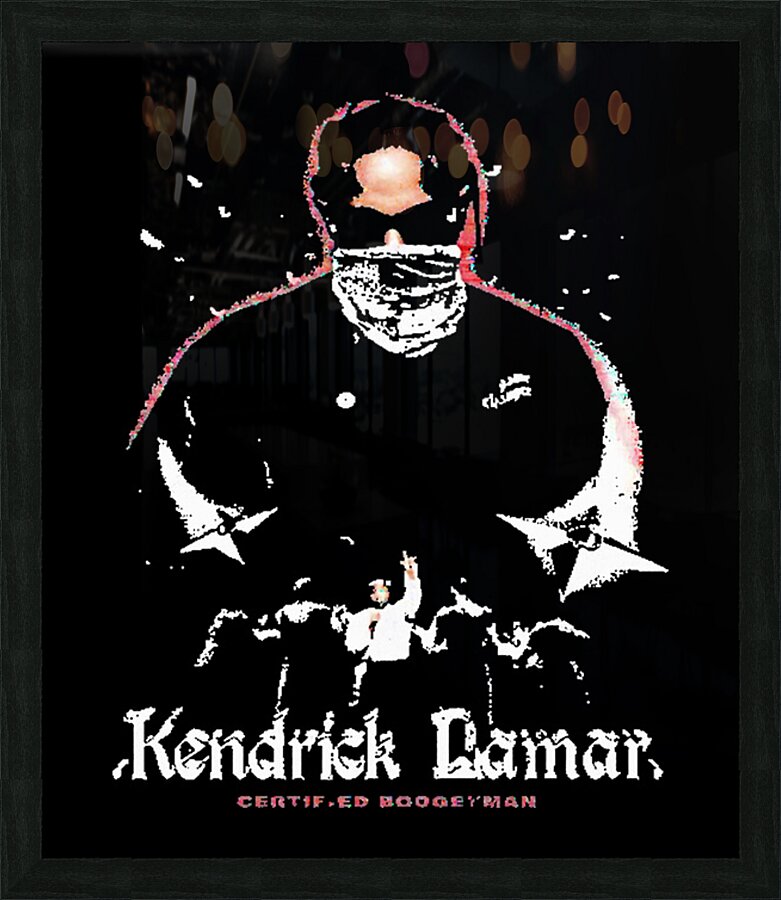Kendrick Lamar 28 Picture Frame print