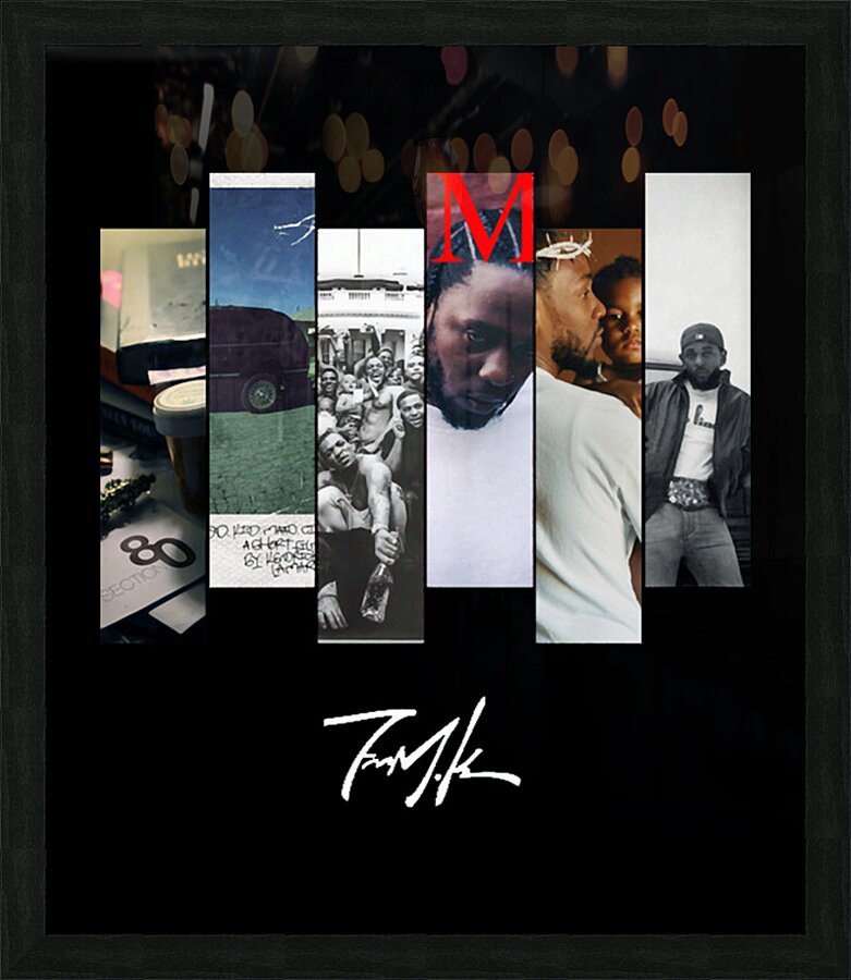 Kendrick Lamar 32 Picture Frame print