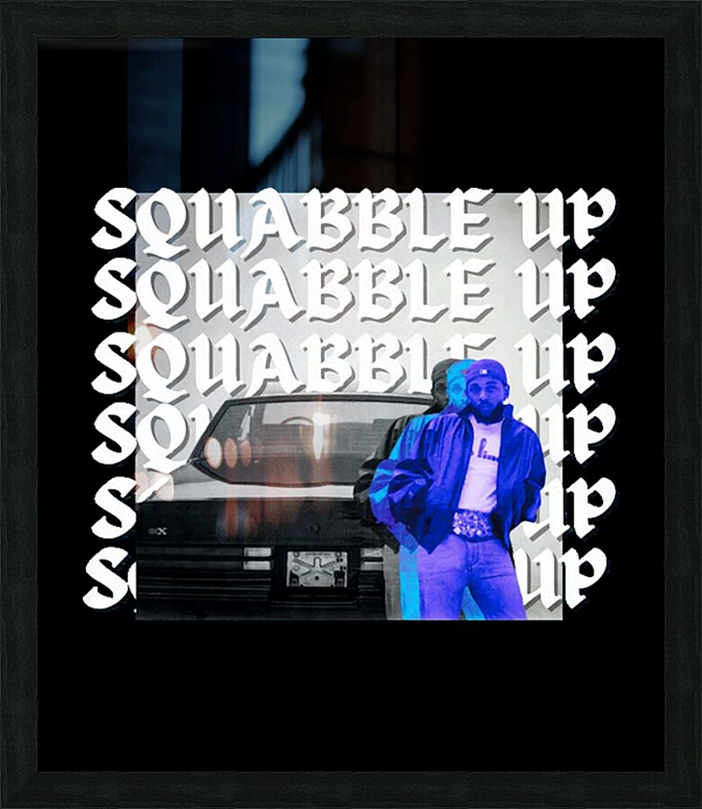 Kendrick Lamar 43 Picture Frame print