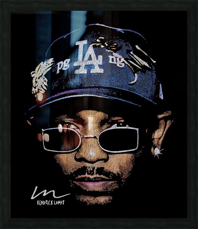 Kendrick Lamar 46 Picture Frame print